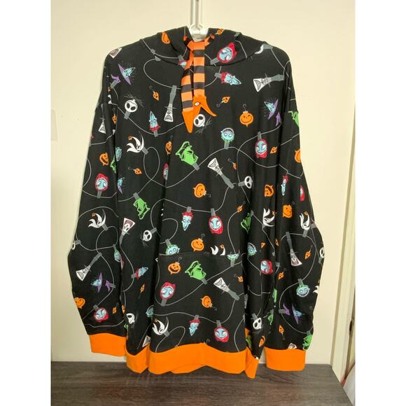 Loungefly x Disney - Nightmare Before Christmas Tree String Lights Unisex Hoodie - Picture 1 of 10